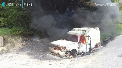 Дубно пожежа авто
