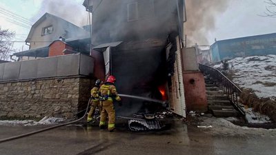 У пожежі загинула людина У пожежі загинула людина
