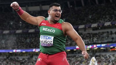 Штовхальник ядра Узіель Муньос на чемпіонаті світу-2025 з легкої атлетики