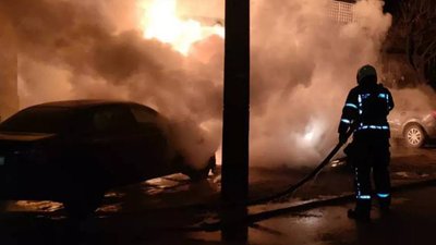 пожежа, горіли автівки у Дніпрі