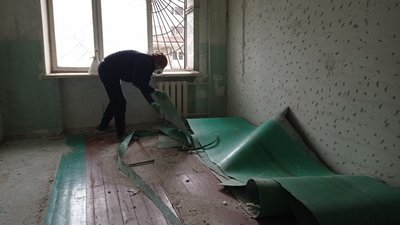 У Запоріжжі облаштовують шелтер для переселенців У Запоріжжі облаштовують шелтер для переселенців