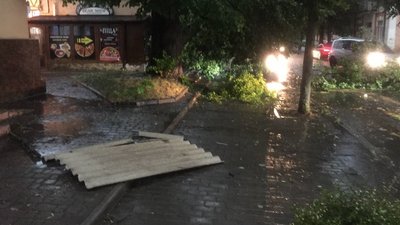 Негода дісталась Рівного, дерева валяться на авто. Очевидці публікують наслідки Негода дісталась Рівного, дерева валяться на авто. Очевидці публікують наслідки