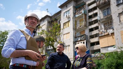 Посол Франції відвідав Краматорськ та Слов'янськ