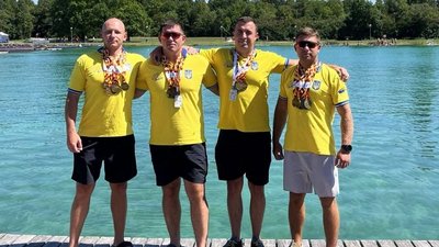 Ковельчани на чемпіонаті Європи з веслування на човнах "Дракон", липень 2026 року