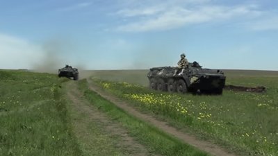 На адмінмежі Херсонщини з окупованим Кримом відбулись військові навчання