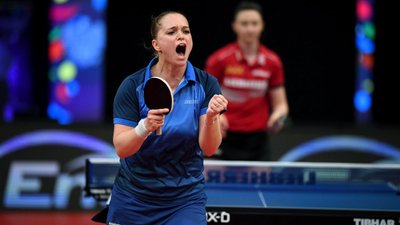 Українка Песоцька - бронзова призерка чемпіонату Європи з настільного тенісу