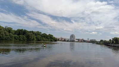 Річка Південний Буг у Хмельницькому, травень 2024