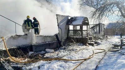 Загинула людина у пожежі центру соціальної адаптації у селі Левоньки на Чернігівщині