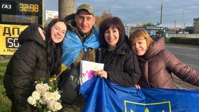 Зустріч звільненого з полону захисника Павла Подобеда у Ковелі
