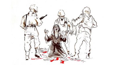 Архангел з джавеліном та інші сюжети війни в ілюстраціях львівського художника-іконописця Архангел з джавеліном та інші сюжети війни в ілюстраціях львівського художника-іконописця