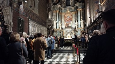 Передвеликодня меса у Латинському кафедральному соборі, 30 березня
