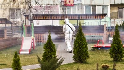 В об’єднаній громаді у Кіровоградській області дезінфікують об’єкти інфраструктури