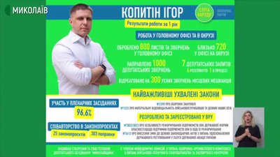 Як працюють народні депутати від 129 та 130 округів Миколаївщини Як працюють народні депутати від 129 та 130 округів Миколаївщини