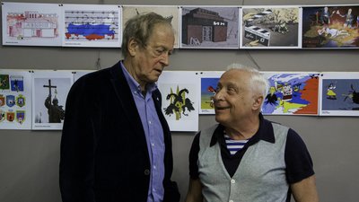 Гумор із воєнною тематикою: у Всесвітньому клубі одеситів відкрили виставку карикатур. ФОТО Гумор із воєнною тематикою: у Всесвітньому клубі одеситів відкрили виставку карикатур. ФОТО