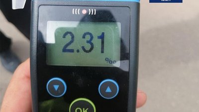 Результат тесту на вміст алкоголю в крові водія майже у 12 разів перевищував допустиму норму Результат тесту на вміст алкоголю в крові водія майже у 12 разів перевищував допустиму норму