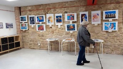 На виставці в Іспанії представили картини про війну в Україні На виставці в Іспанії представили картини про війну в Україні