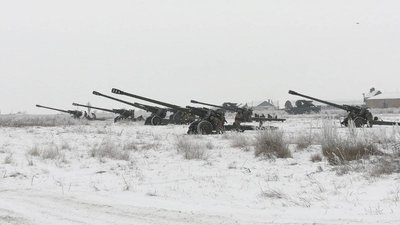 На Херсонщині підрозділи ЗСУ навчалися знищувати противника гаубицями На Херсонщині підрозділи ЗСУ навчалися знищувати противника гаубицями