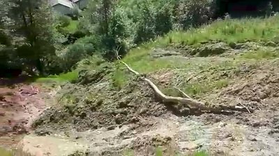 На Закарпатті через перезволоження ґрунту стався зсув
