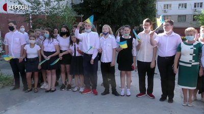 Учні херсонської школи провели до Дня міста історичну реконструкцію Учні херсонської школи провели до Дня міста історичну реконструкцію