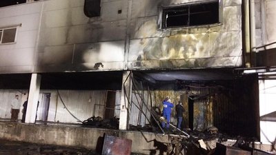 У Миколаєві сталася пожежа в одному з супермаркетів