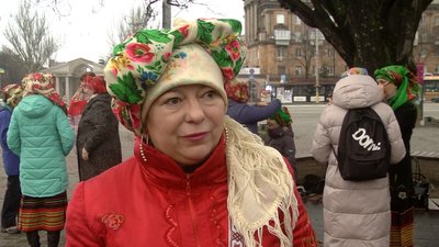У Запоріжжі відзначили День української хустки У Запоріжжі відзначили День української хустки