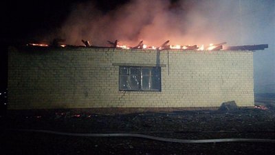 У Бахмацькому районі згоріла школа У Бахмацькому районі згоріла школа
