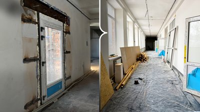 Реконструкція ліцею в Опішні