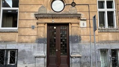 Відновлений будинок у Львові
