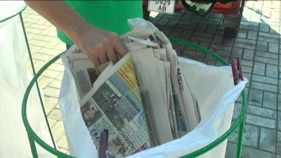 "Перетворюй сміття в дерева": у Вінниці екомобіль приймає вторсировину