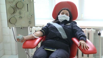 У Житомирі до Всесвітнього дня донорів організували акцію зі здачі крові