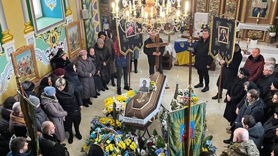 Панахида за загиблим Ярославом Кондришином Панахида за загиблим Ярославом Кондришином
