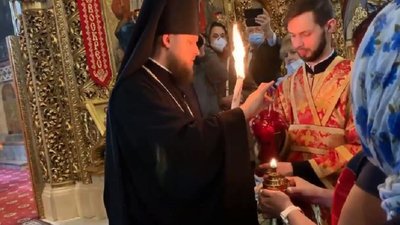 До Києва з Єрусалиму прибув Благодатний вогонь. Як це було До Києва з Єрусалиму прибув Благодатний вогонь. Як це було