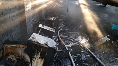 Наслідки пожежі на вулиці Москалівській у Харкові. 28 лютого 2024 року Наслідки пожежі на вулиці Москалівській у Харкові. 28 лютого 2024 року