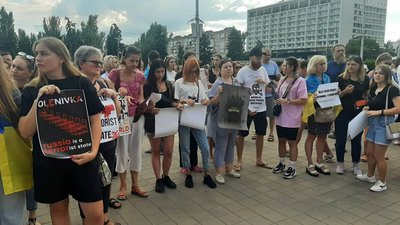 Акція-перформанс на підтримку полонених героїв "Азовсталі"