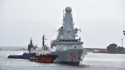 До Одеського порту зайшов есмінець ВМС Великої Британії Dragon