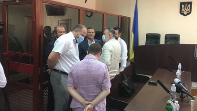 Медведчук у залі суду