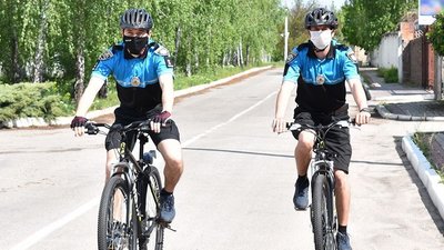 На вулиці Кропивницького виїхав велопатруль
