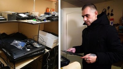 Володимир Пуляженков ремонтує техніку для ЗСУ Володимир Пуляженков ремонтує техніку для ЗСУ