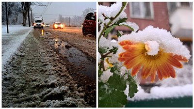 Снігопад у Дніпрі. Що відбувається на вулицях міста — фоторепортаж
