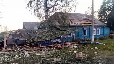 Наслідки атаки РФ «Герберами» по селу Машеве на прикордонні Чернігівщини 31 липня 2026