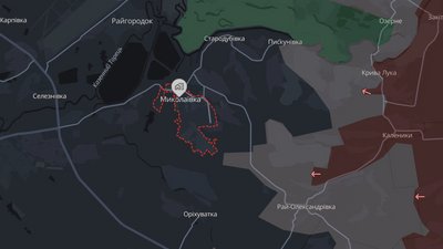 Фронт біля Миколаївки