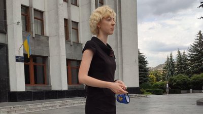 У Тернополі біля ОДА відбувається акція "Захисти мову" У Тернополі біля ОДА відбувається акція "Захисти мову"