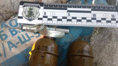 Дві бойові гранати виявили поліцейські в мешканця Великої Березовиці на Тернопільщині
