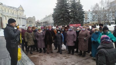 Житомиряни вдев'яте вийшли на акцію протесту проти підвищення тарифів на компослуги