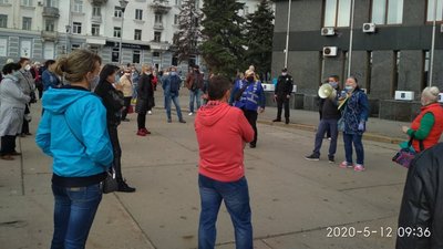 У Сумах до міської ради вийшли підприємці