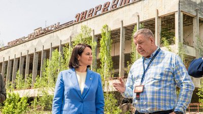 Світлана Тихановська відвідала Чорнобиль