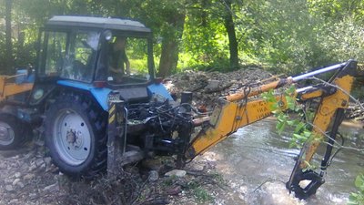 На Тернопільщині розчищають та поглиблюють русло річки Коропчик На Тернопільщині розчищають та поглиблюють русло річки Коропчик