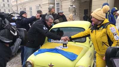"Запорожцем" на Ралі: українська команда вирушила зі Львова до Монте-Карло "Запорожцем" на Ралі: українська команда вирушила зі Львова до Монте-Карло
