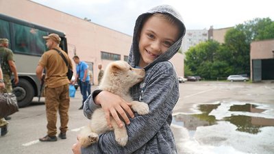 Тернопільські правоохоронці, повернувшись із зони ООС, здійснили мрію хлопчика