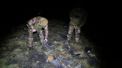 Збиті безпілотники на Чернігівщині в ніч на 26 грудня